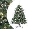 vidaXL Artificial Christmas Tree with Stand Green 105 x 105 x 150 cm