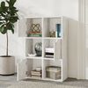 vidaXL Bookshelf Concrete 60x27.5x88 cm Engineered Wood