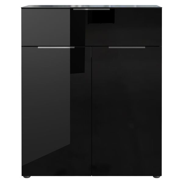 Germania Chest of 1 Drawer and 2 Doors GW-Oakland Black