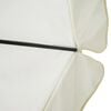 vidaXL Garden Parasol White Aluminium 500 cm