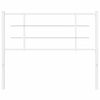 vidaXL Metal Replace Headboard White 107 cm