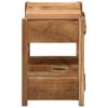 vidaXL Side Table with Drawer Brown 43 x 32 x 46 cm Solid Reclaim wood