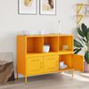 vidaXL Sideboard Mustard Yellow 100.5x39x79 cm Steel