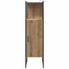 vidaXL Bathroom Furniture Set with Shelf 3 pcs Brown Engineered wood
