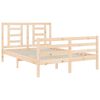 vidaXL Bed Frame without Mattress Small Double Solid Wood