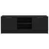 vidaXL TV Cabinet Black Oak 102 x 32 x35.5 cm Engineered Wood