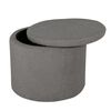 Venture Home Pouffe Dunken 51x51x43 cm Teddy Greige
