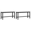 vidaXL Dining Bench 100 x 32.5 x 48.5 cm 2 pcs