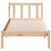 vidaXL Extra Long Bed Frame without Mattress 80x210 cm Solid Wood Pine