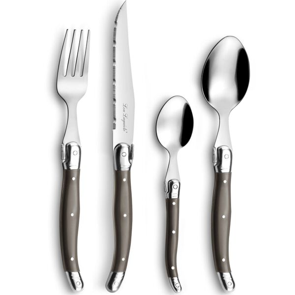 Lou Laguiole 24 Piece Cutlery Set Tradition Pepper