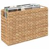 vidaXL Magazine Baskets 2 pcs Natural 39 x 14 x 25 cm Water hyacinth