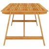 vidaXL 7 Piece Garden Dining Set Solid Acacia Wood