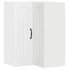 vidaXL Wall Corner Cabinet LUCCA White 57 x 57 x 80 cm Engineered Wood