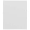 vidaXL 2 Piece Bathroom Furniture Set High Gloss White Engineered Wood