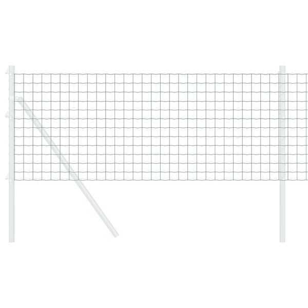 vidaXL Euro Fence Green 0.8 x 25 m PVC-coated iron