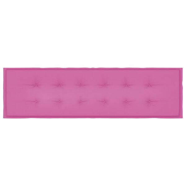 vidaXL Garden Bench Cushion Pink 180 x 50 x 4 cm Oxford fabric