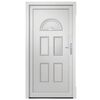 vidaXL Front Door White 98x208 cm PVC