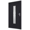 vidaXL Front Door Anthracite 98x190 cm PVC