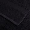 vidaXL Premium Wash Towels SOLUND 2 pcs Black 30x30 cm 600 gsm