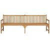 vidaXL Garden Bench 240 cm Solid Teak