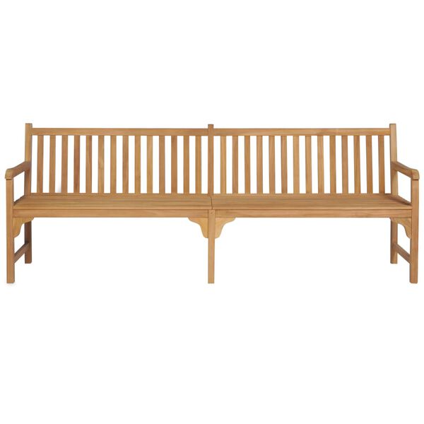 vidaXL Garden Bench 240 cm Solid Teak