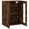 vidaXL Wall Mounted Cabinet Smoked Oak 69.5x34x90 cm Engineered Wood