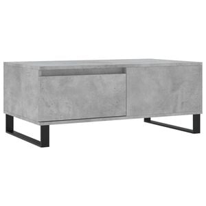vidaXL Coffee Table Concrete Grey 90x50x36.5 cm Engineered Wood
