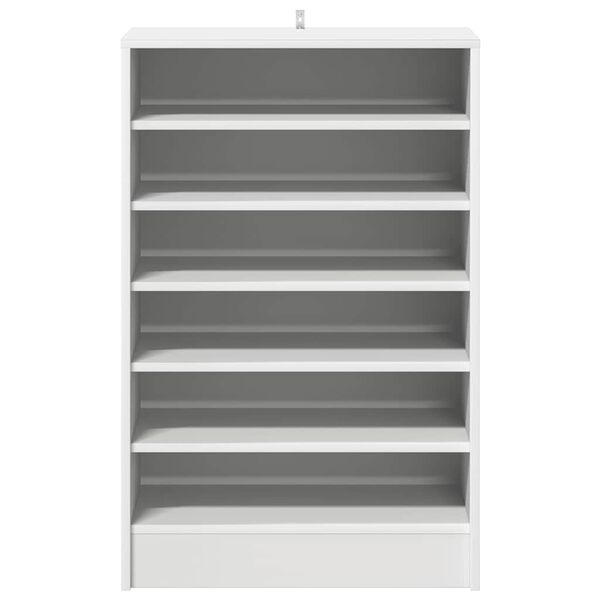 vidaXL Shoe Cabinet White 60x35x92 cm Engineered Wood