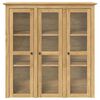 vidaXL Cabinet with Glass Doors BODO Honey Brown