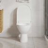 vidaXL Soft-close Toilet Seat with Quick-release Design White