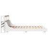 vidaXL Bed Frame without Mattress White 140x200 cm Solid Wood Pine