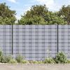 vidaXL Garden Privacy Screen PVC 70x0.19 m Light Grey