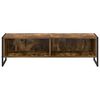 vidaXL TV Cabinet Smoke Oak 100 x 36.5 x 30.5 cm Engineered Wood