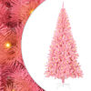 vidaXL Christmas Tree with 300 LEDs with Stand Pink 180 cm PVC