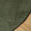 vidaXL Rug HUARTE Short Pile Soft and Washable Forest Green &Oslash; 100 cm
