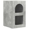vidaXL Bedside Table ELST Concrete Grey 29.5 x 33.5 x 50 cm