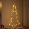 vidaXL Metal Christmas Tree with Stand Black 180 cm Steel