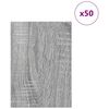 vidaXL Decor Panels 50 pcs Grey sonoma 21 x 30 x 0.3 cm
