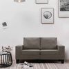 vidaXL Sofa Taupe 2-Seater Fabric