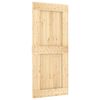 vidaXL Sliding Door with Hardware Set 90x210 cm Solid Wood Pine