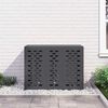 vidaXL Air Conditioner Cover Anthracite 110 x 50 x 80 cm Steel