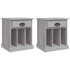 vidaXL Bedside Cabinets 2 pcs Grey Sonoma 43x36x50 cm