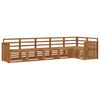 vidaXL Outdoor Sofa Set 6 pcs Natural Polyester