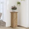 vidaXL Plant Stand Artisan Oak 33x33x80 cm Engineered Wood