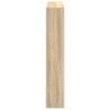vidaXL Wall Cube Shelf 7 Compartments Sonoma Oak Engineered Wood
