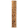 vidaXL Wall Shelf Old Wood 36x16x90 cm Engineered Wood