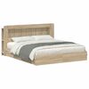 vidaXL Bed Frame with Storage Sonoma Oak 180 x 200 cm Engineered Wood
