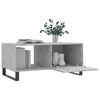 vidaXL Coffee Table Concrete Grey 90x50x40 cm Engineered Wood