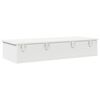 vidaXL Wall Shelf with Drawers White 100x37.5x19 cm Engineered Wood