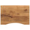 vidaXL Desk Top with Curve 90x60x2,5 cm Solid Wood Rough Mango